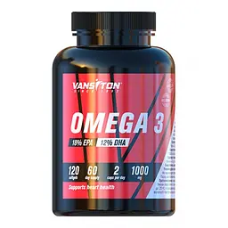 Жирні кислоти Omega 3, 120 капсул Vansiton fit0013076