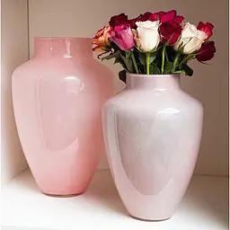 Ваза Lefard Olaf Pink скляна 37х24 см (804-161) - мініатюра 2