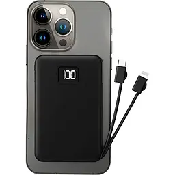 Зовнішній акумулятор Wiwu JC-15 Magnetic 10000mAh 22.5w Black [99468] - мініатюра 3