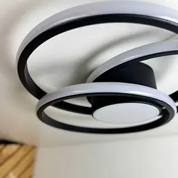 Світильник LED smart FORSAGE+пульт круг 100W 3000-5000K IP20 чорний Violux ( 220765 ) - мініатюра 3
