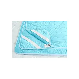 Наматрацник MirSon Eco Light №1719 Cotton Air-line на резинці по кутках Blue 60x120 см (2200002887892) - мініатюра 5