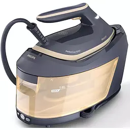 Праска-парогенератор Philips PerfectCare 6000 Series 2400 Вт синьо-золотий (PSG6066/20) - мініатюра 3