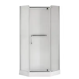 Душова кабіна з низьким піддоном Mixxus Lines SCT01-90x90x198-TR хром прозоре скло 6 мм MI6913, Універсальна, прозорий, хром - мініатюра 6