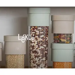 Набір ємностей для зберігання Lekue Save&Store 3 шт. салатовий (883064) - мініатюра 7