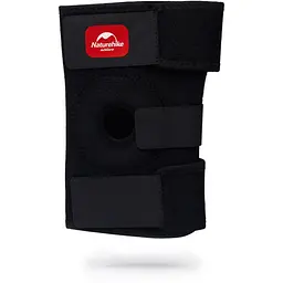 Бандаж на коліно Naturehike Dura-light NH15A001-M, чорний - мініатюра 3