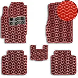 Килимки у салон EVA для Toyota Camry (ACV 30) 2001-2006 з підп'ятником Червоний 5 шт