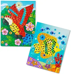 Набір для творчості Melissa & Doug Мерехтлива мозаїка Тварини (MD9438) - мініатюра 3