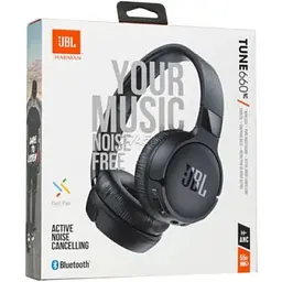 Навушники бездротові JBL Tune 660 NC чорні JBLT660NCBLK - мініатюра 6
