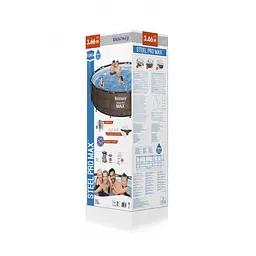 Каркасний басейн Bestway 56709 з фільтрувальним насосом і сходами 366 x 100 см - мініатюра 3