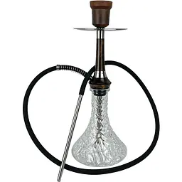 Кальян Totem Hookah Monolit Optima Chocolate Craft Crystal Clear - мініатюра 2