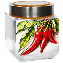 Банка для зберігання Galleryglass Chili скляна з кришкою 500 мл (85006378)