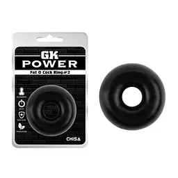 Ерекційне кільце GK Power Fat O Cock Ring No.2 чорний - мініатюра 2
