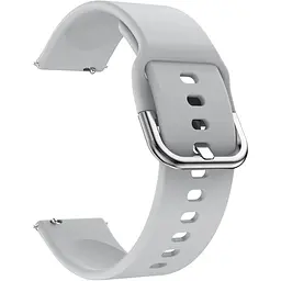 Ремінець DK CDK для Xiaomi Amazfit Active 2 / 2R (W2437) "S" 20mm Silicone Sport Band Classic (012194) (grey)