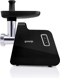 Gorenje М'ясорубка, 1700Вт, 2,3кг/хв, 2 решітки, пластик/метал, чорний - мініатюра 2