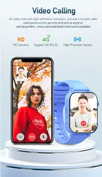 Смарт годинник-телефон дитячі Wonlex KT36 Original з відеодзвінком WI-FI GPS SIM-карта Black (18348) - мініатюра 8