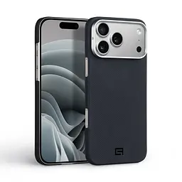 Чехол ArmorStandart BlackIcon Aramid Plain MagCase для Apple iPhone 17 Pro Max Black (ARM90161) - мініатюра 2