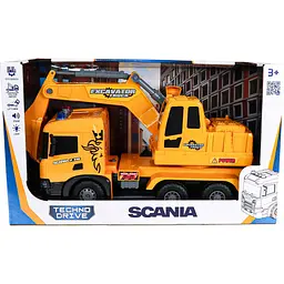 Автомодель TechnoDrive Super Big Truck Екскаватор Scania (5006KS) - мініатюра 9
