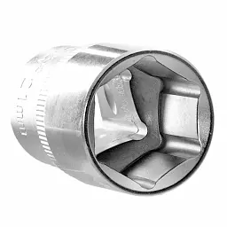 Насадка шестигранна коротка 1/2" 21мм CrV ULTRA (6070212) - мініатюра 7