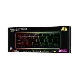 Клавіатура бездротова 2E GAMING KG360 RGB Black (2E-KG360UBK) - мініатюра 2