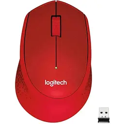 Бездротова миша Logitech M330 Silent Plus (910-004911) червона - мініатюра 3