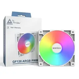 Кулер до корпусу MONTECH GF120 V2 ARGB PWM 3I (GF120 V2 ARGB PWM 3I1(W)) - мініатюра 5