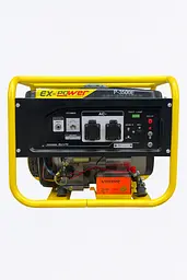 Генератор бензиновий EX-POWER P3500E 3.0 кВт мідна обмотка електро стартер