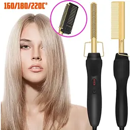 Гребінець для випрямлення волосся Beauty Grand XL-210 електрична щітка 2 в 1 - мініатюра 5