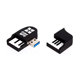 USB флеш накопичувач ColorWay Piano 32 GB 3.0 Black (CW-USBPO32) - мініатюра 7