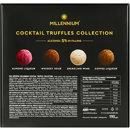 Цукерки Millennium Cocktail Truffle Collection 195 г - мініатюра 3