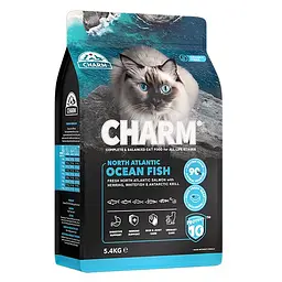 Сухий беззерновий корм для котів Charm North Atlantic Ocean Fish Чарм холістик, Північноатлантична риба 5.4 кг (1001539)