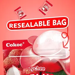 Желейні цукерки Cokoc Peeling Soft Candy Lychee 75г - мініатюра 5