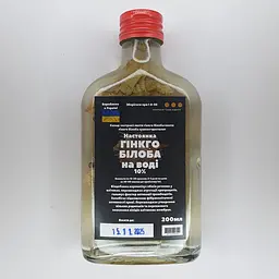 Водна настоянка на листі гінкго білоба 200 мл