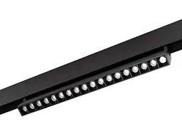 Магнітний трековий поворотний світильник KW-293/18W NW DC48V BK Brille 48-182 - мініатюра 2