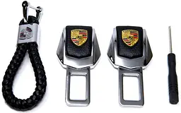 Подарунковий набір для Porsche із заглушками та брелоком з логотипом. - мініатюра 2