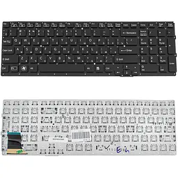 Клавіатура для ноутбука SONY (VPC-SE series) rus, black, без фрейма