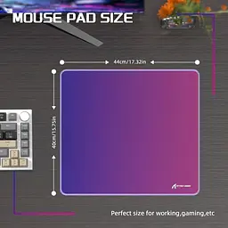 Ігрова поверхня Attack Shark CM03 eSport 450x400x4мм Violet-Blue gradient - мініатюра 9