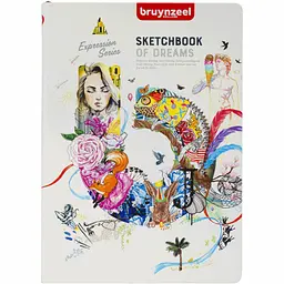 Блокнот Sketch/Notebook А4 140 г/м2 80 л білий Bruynzeel