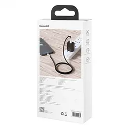 Кабель Baseus Cafule Metal Cable Type-C to Lightning PD 20W 2m CATLJK-B01 Black - мініатюра 7