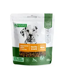 Функціональні ласощі для цуценят Nature's Protection Poultry Healthy Growth з м'ясом птиці, 150 г