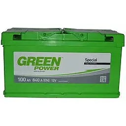 Акумулятор Green Power Standart 100Ah (+/-) 840EN 353х175х190 мм