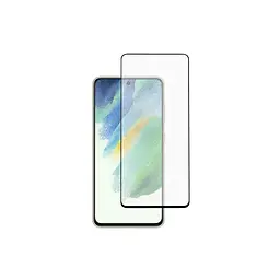 Скло захисне Dengos Full Glue Samsung Galaxy S21 FE black frame (TGFG-252) - мініатюра 2