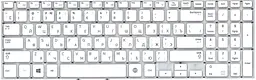 Клавіатура для ноутбука Samsung (355V5C, 350V5C, NP355V5C, NP355V5C-A01) White, (No Frame)