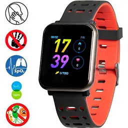 Смарт-годинник Smart Watch Gelius Pro GP-CP11 (AMAZWATCH) Black/Red - мініатюра 6