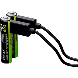 Акумулятор Verico AAA USB Type-C 600mAh 1.5V Li-ion * 2 (LoopEnergy) (1UDBT-A2WEB2-NN) - мініатюра 2