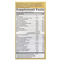 Мультивітаміни підвищеної ефективності Nature's Way Alive! Max3 Potency Multivitamin No Added Iron 90 таблеток - мініатюра 3