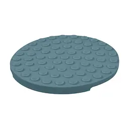 Килимок для злизування і повільного харчування Waudog Silicone 211х211х30 мм сірий - мініатюра 5