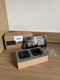 Подвійна розетка європейська Tawoia Smart Home 3в1 із USB та LAN-портом скляна панель чорна (SKU-051) - мініатюра 3