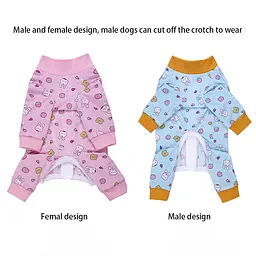 Боді, піжама, післяопераційна попона Wan Talk Fashion Male blue bear, XS - мініатюра 4