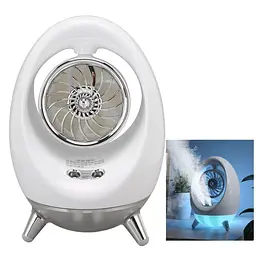Портативний вентилятор USB з водяним охолодженням, розпилювач, нічник Air Cooler 657, зволожувач - мініатюра 2