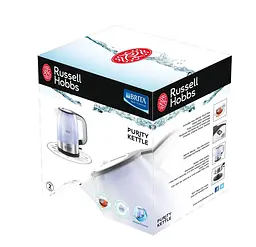 Електрочайник Russell HobbsPurity 1 л скло з фільтром Brita сріблясто-чорний kuh0015298 - мініатюра 6